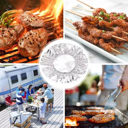 Reusable Aluminum Foil Bowl Covers