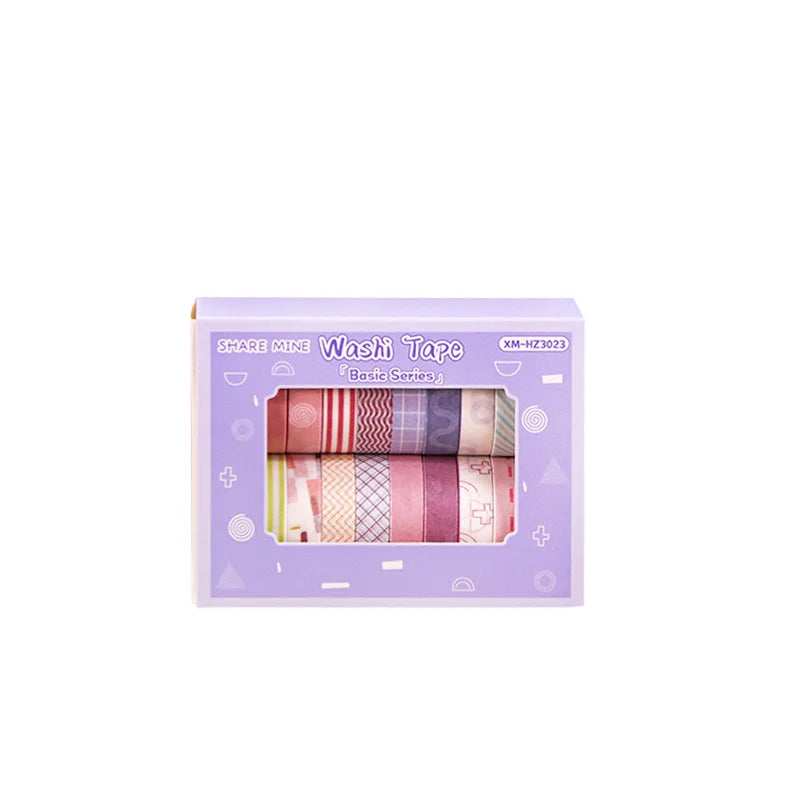 Decorative Masking Tape Rolls for Journaling, Crafts & Gift Wrapping