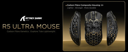 ATTACK SHARK R5 Ultra Wireless Gaming Mouse