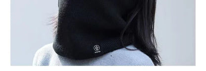 Fleece-Lined Knitted Neck Warmer