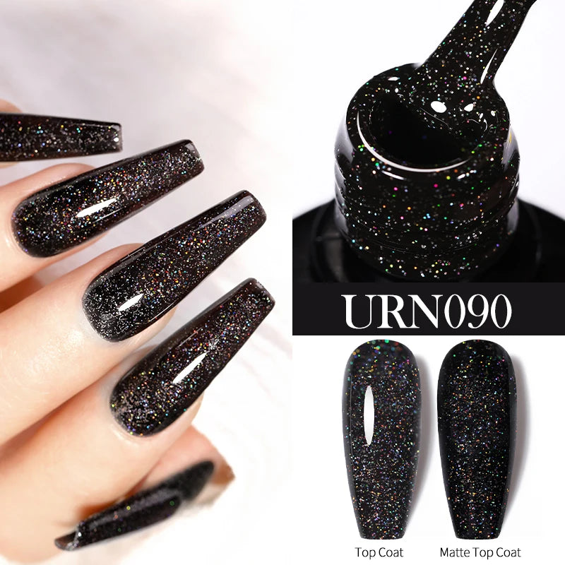 UR SUGAR 7.5ml Glitter Nude Gel Nail Polish