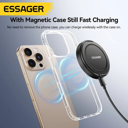 ESSAGER Magnetic Wireless Charger with Phone Holder