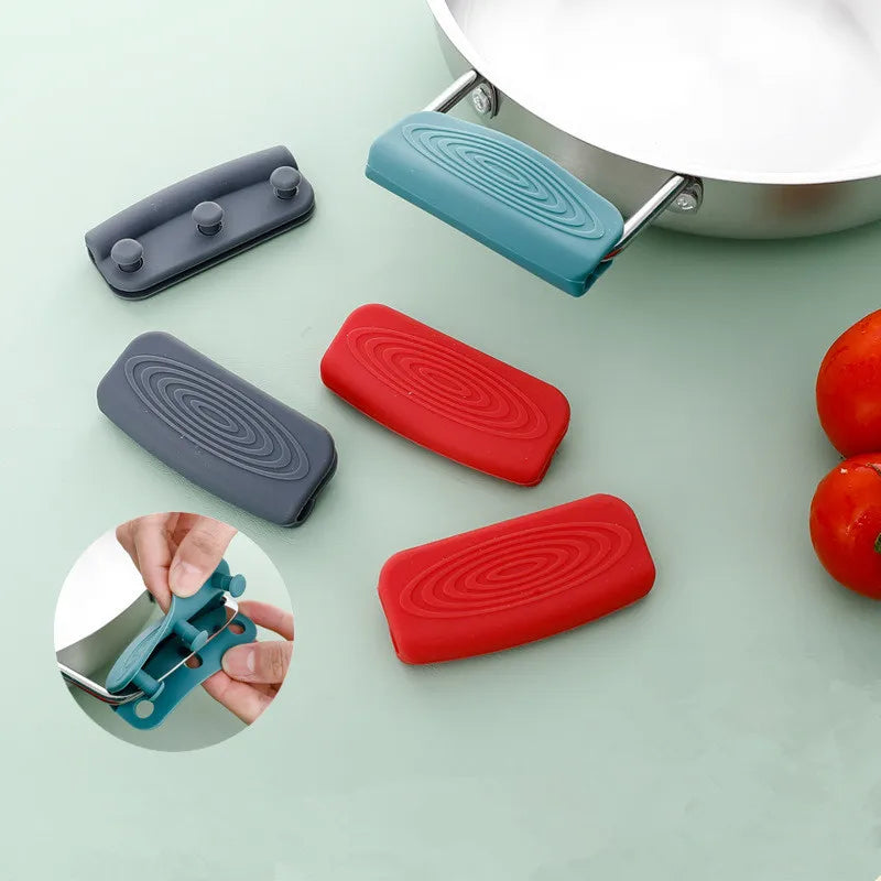 Silicone Pot Handle Covers – Heat Resistant Grip Protectors