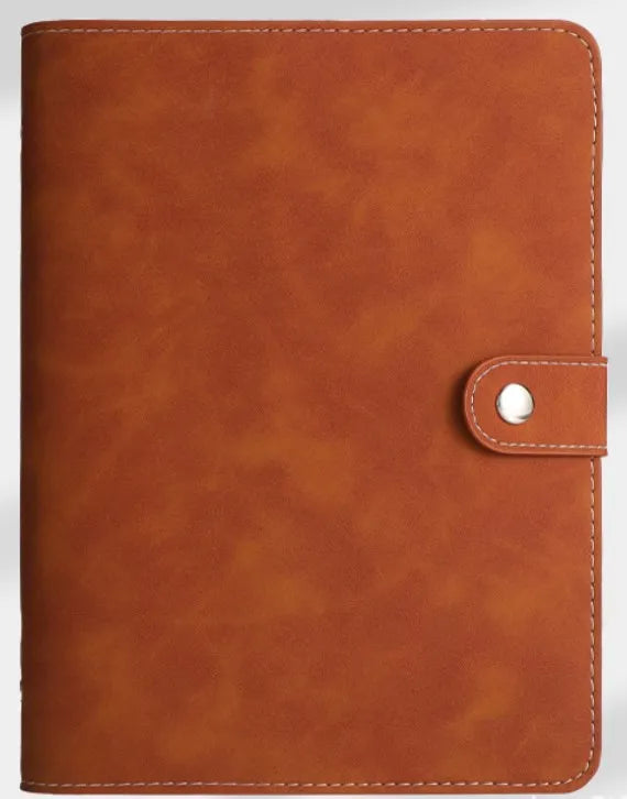 A7 PU Leather 6-Ring Binder Notebook Cover