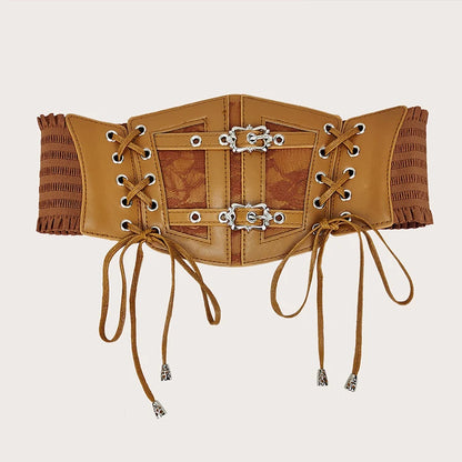 Women’s Elastic Lace Corset Waist Belt