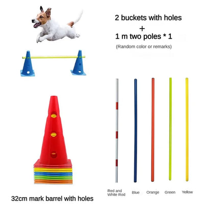 Dog Agility Training Set – Jumping Bar Obstacle Equipment