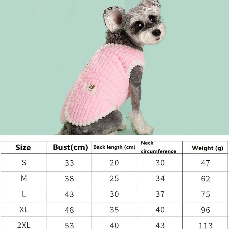 Soft Fleece Winter Dog Jacket