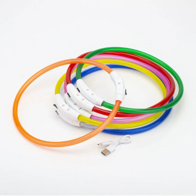 USB Rechargeable LED Dog Collar