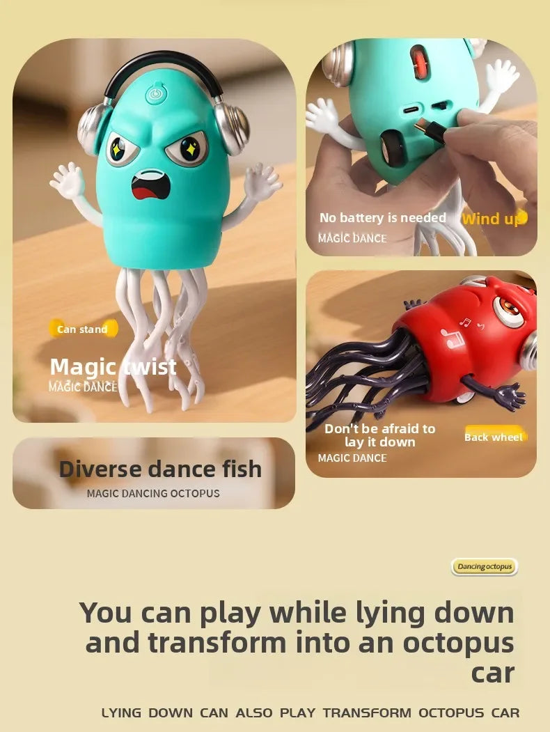 Interactive Dancing Octopus Toy