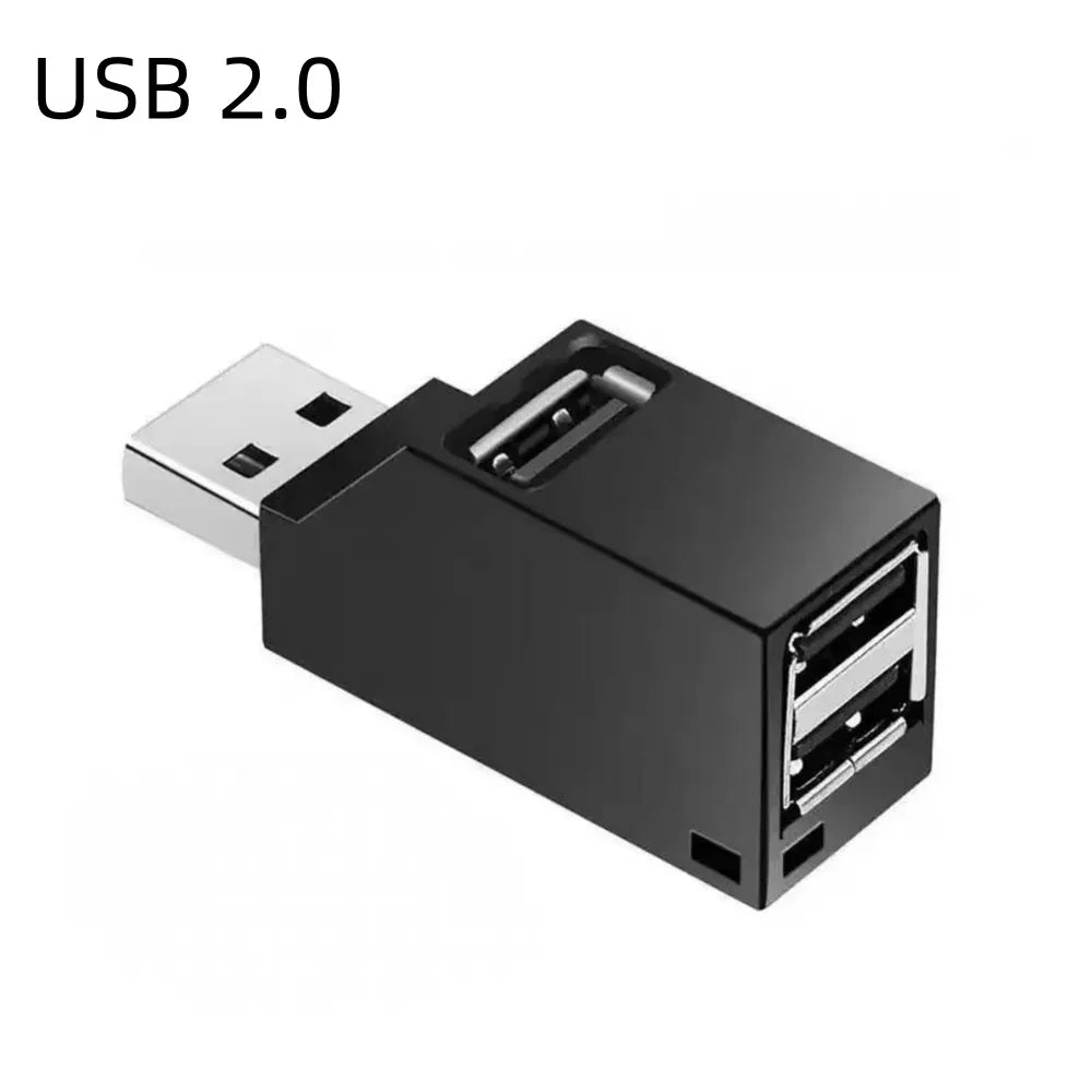 USB 3.0 Mini Hub Adapter – 3-Port Expansion