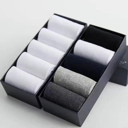 Men’s Cotton Business Crew Socks 10 Pairs