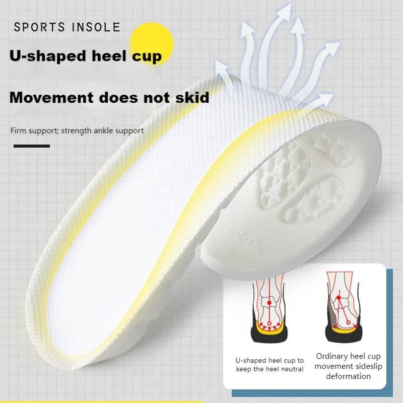 Memory Foam Sport Insoles with Arch Support