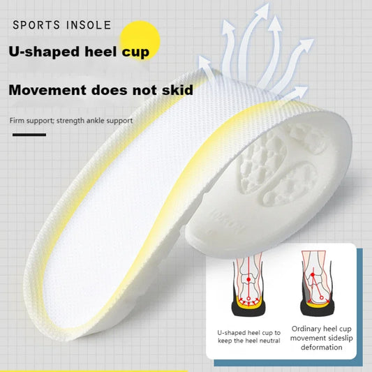 Memory Foam Sport Insoles with Arch Support