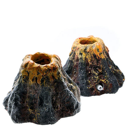 Aquarium Volcano Bubble Stone Ornament
