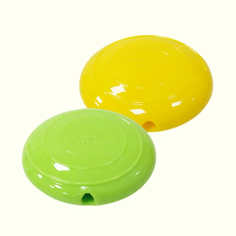 Interactive Squeaking Treat Dispensing Dog Disc