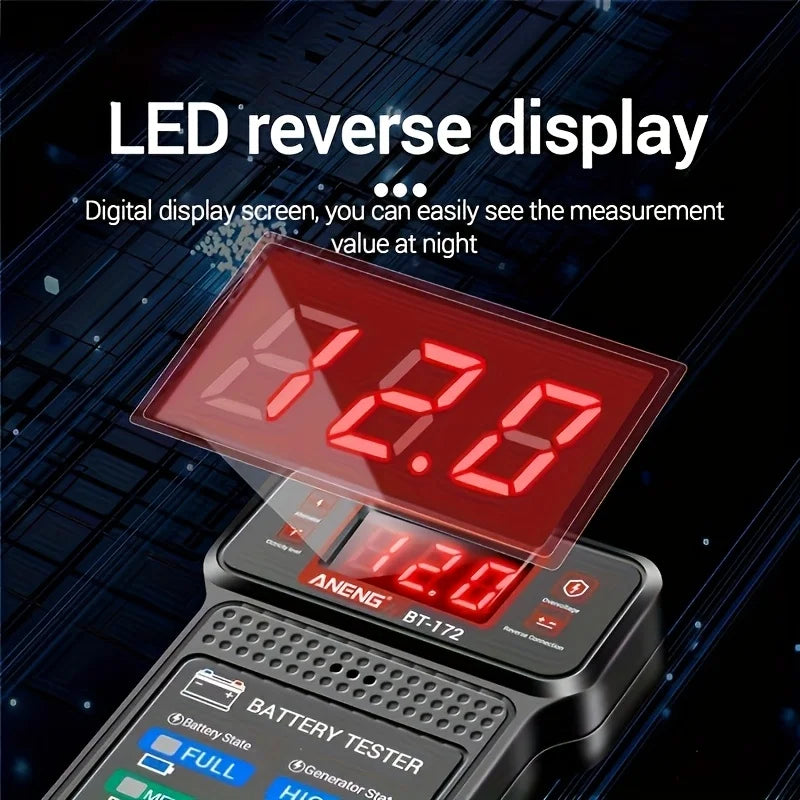 Smart Digital Car Battery Tester