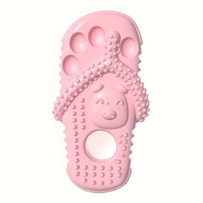 Slipper Shape Squeaky Dog Chew Toy