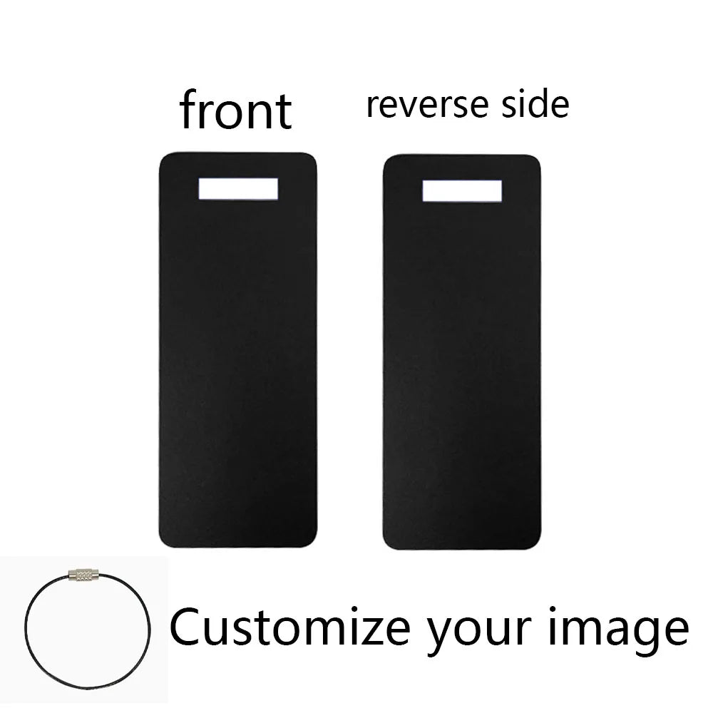 Custom Photo Double-Sided Alloy Luggage Tag