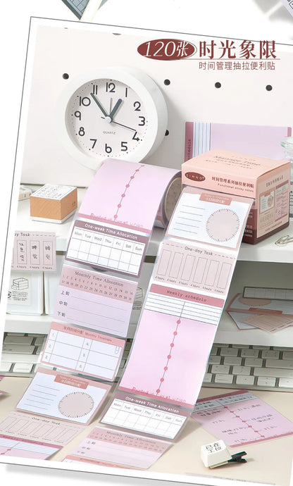 Morandi Time Management Sticky Notes Planner Set