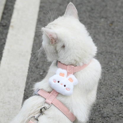 Breathable Adjustable Dog & Cat Harness with Leash Set