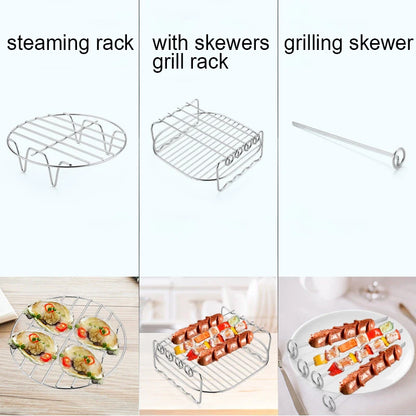 Square Air Fryer Stainless Steel Rack
