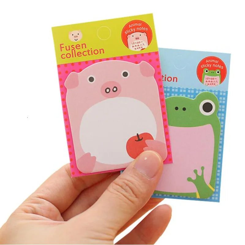 1 Pc Cute Kawaii Animal Sticky Notes