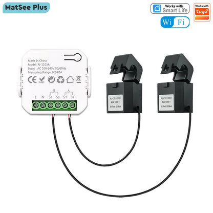 Smart WiFi Energy Meter with Clamp Sensor