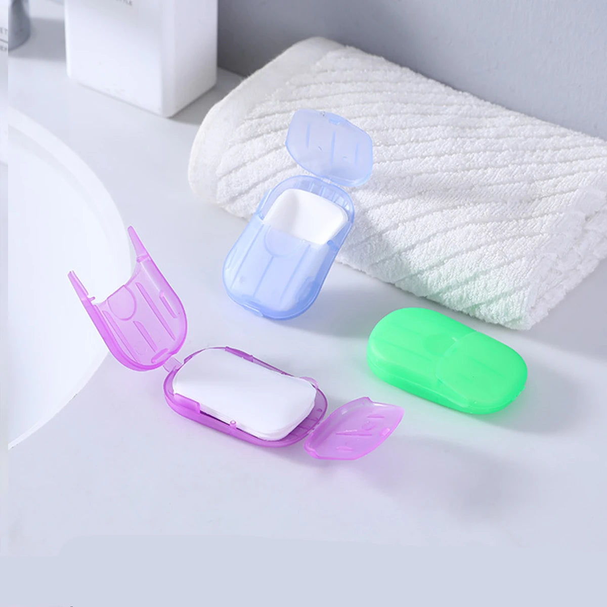 Portable Travel Soap Paper Case