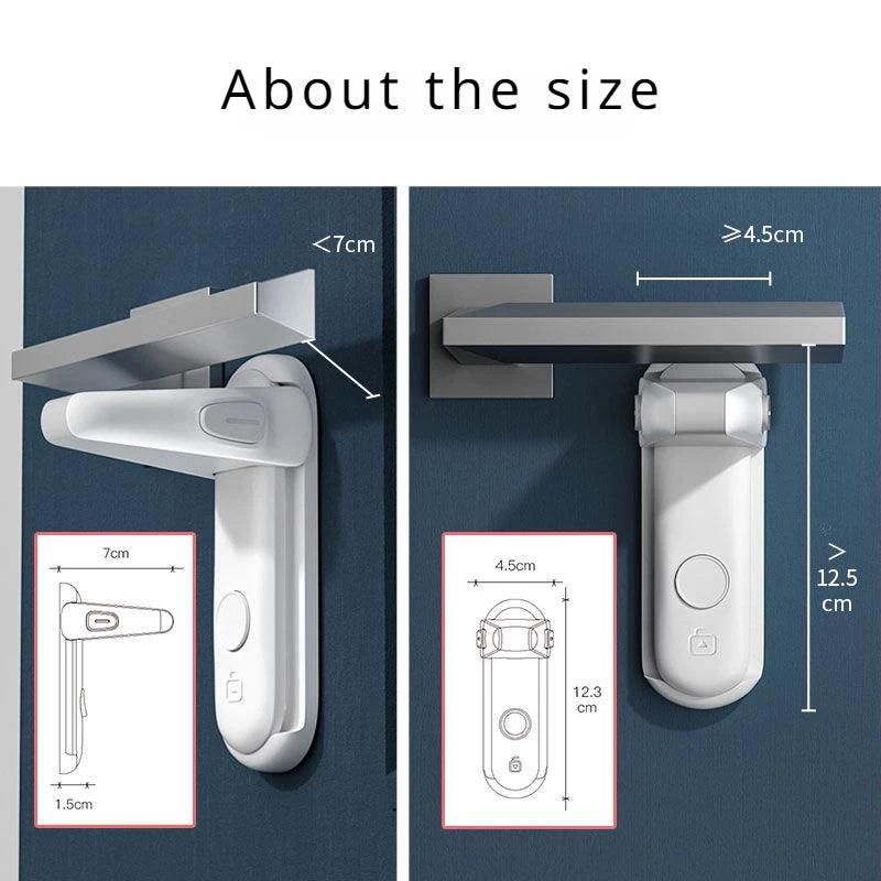 Pet Door Safety Lock Handle Protector