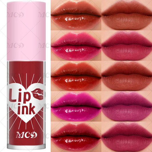 Long-Lasting Velvet Lip Gloss Stain – Plumping Liquid Lip Makeup