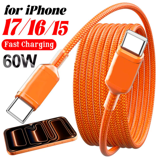 60W USB-C to USB-C Fast Charging Cable