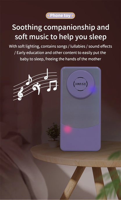 Baby Simulation Educational Phone Toy with Sound & Lights