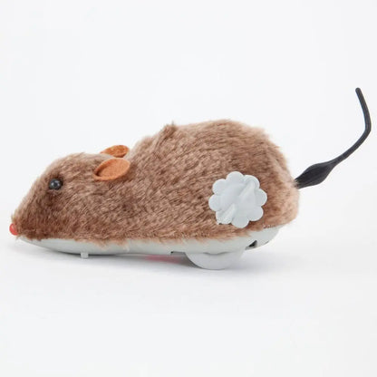 Wind-Up Plush Mouse Cat Toy