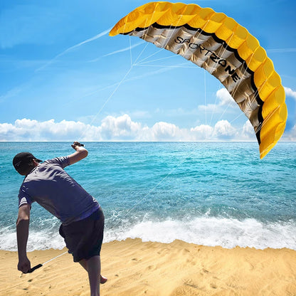 2.5m Dual Line 4 Colors Parafoil Kite Parachute