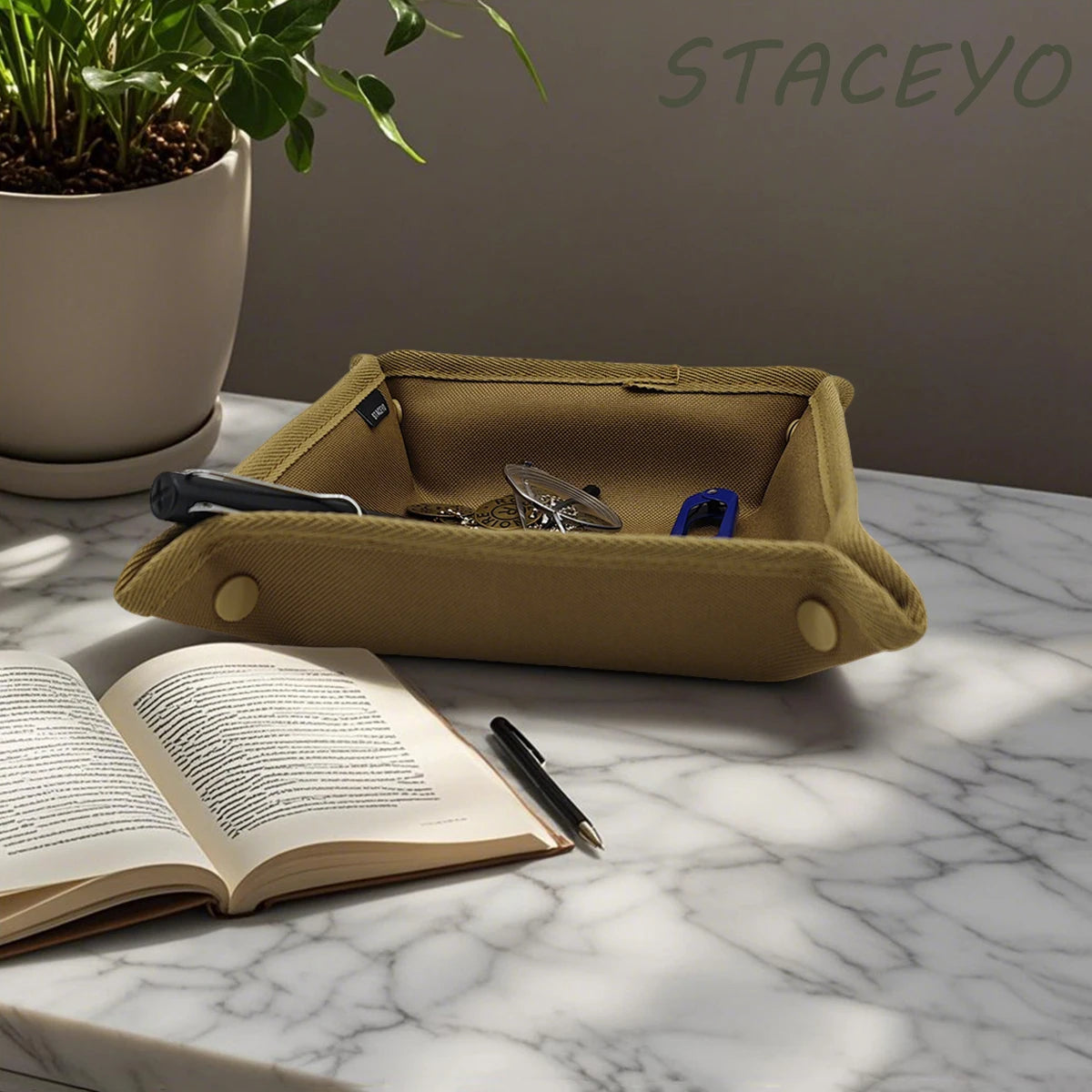 Foldable Oxford Fabric Storage Tray