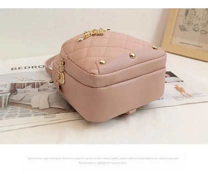 Women’s Compact Mini Backpack with Adjustable Shoulder Straps