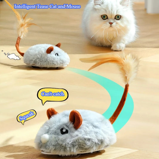 Interactive Moving Mouse Cat Toy