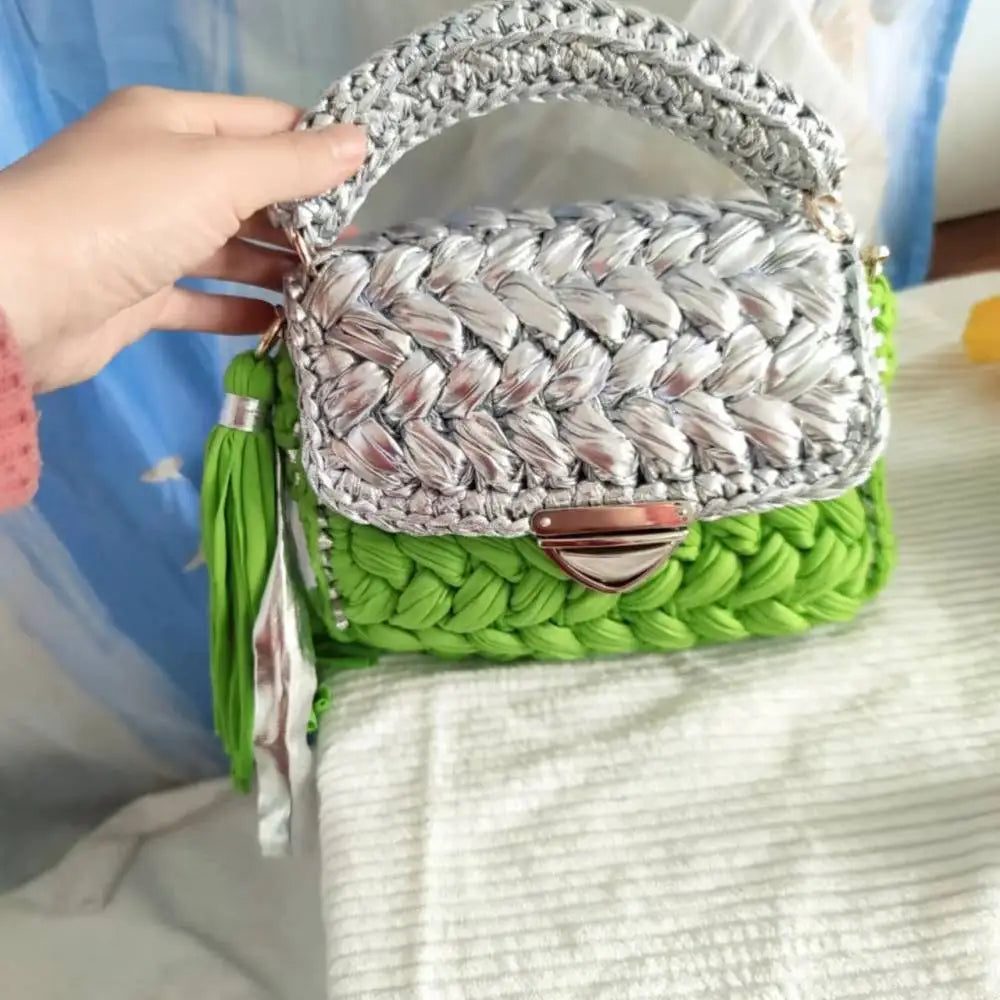 Handwoven Crossbody Satchel Bag