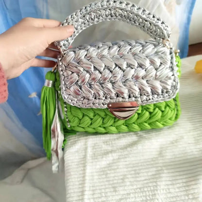 Handwoven Crossbody Satchel Bag