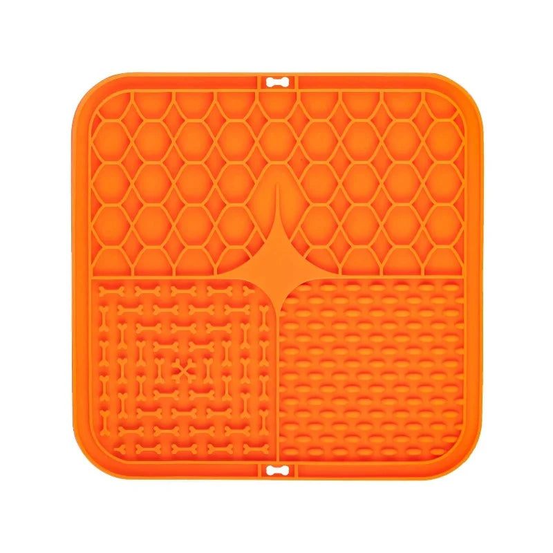 Slow Feeder & Bath Distraction Mat for Dogs
