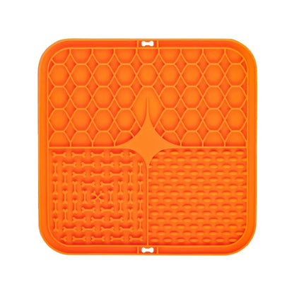 Slow Feeder & Bath Distraction Mat for Dogs