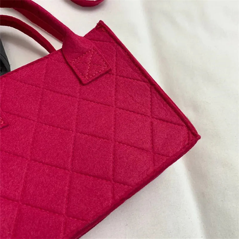 Felt Tote, Crossbody Bag & Wallet Set for Everyday Use