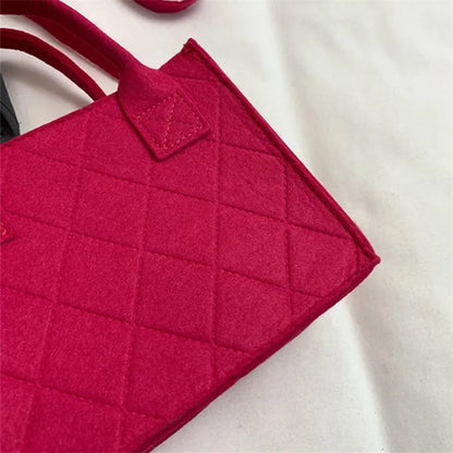 Felt Tote, Crossbody Bag & Wallet Set for Everyday Use