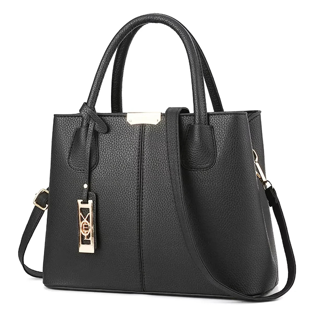 Classic PU Leather Tote Handbag for Women