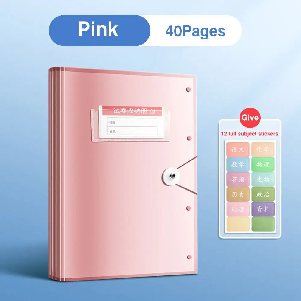 A3 Large Capacity File Folder