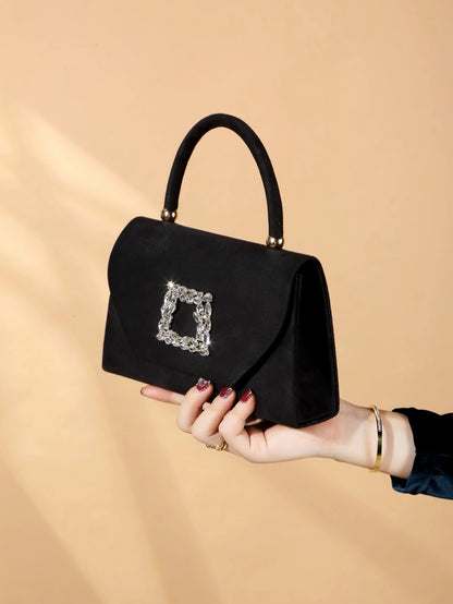 Velvet Evening Clutch Handbag