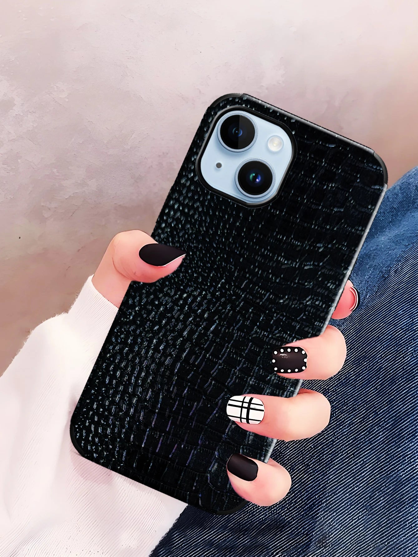 Luxury Crocodile Leather Phone Case