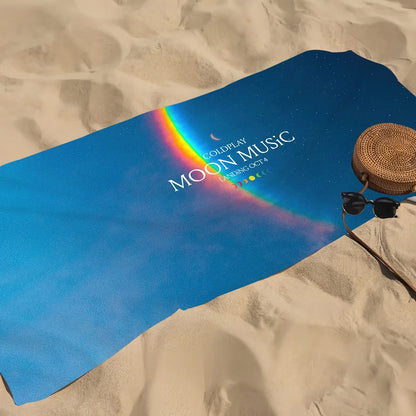 Moon Music Inspired Quick-Dry Beach Towel
