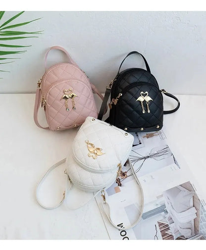 Women’s Compact Mini Backpack with Adjustable Shoulder Straps