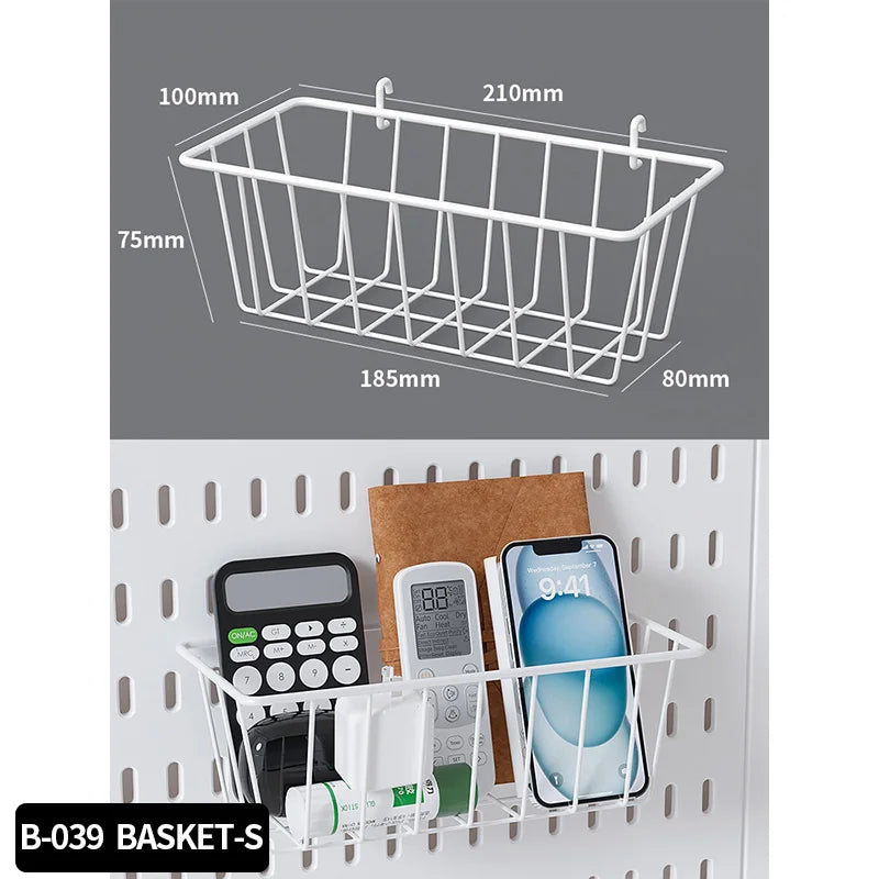 Adjustable Desktop Pegboard Organizer